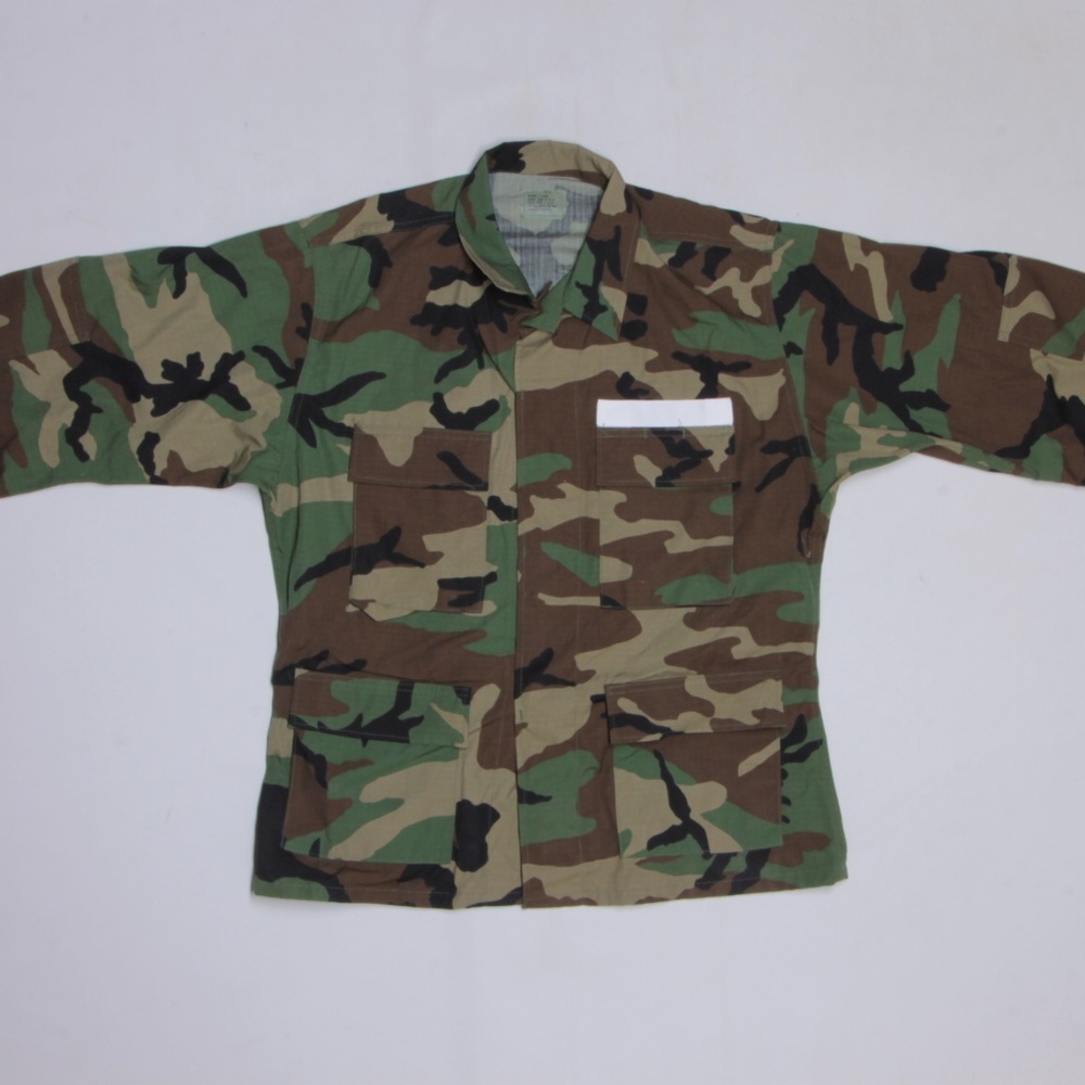 Woodland Camouflage Camo Army Jacket Shirt